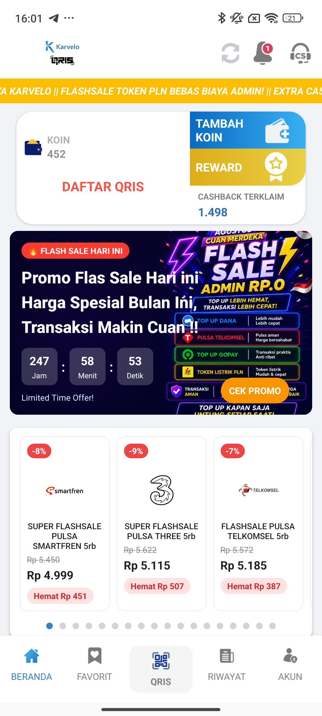 Tampilan aplikasi 6